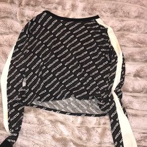 Long Sleeve cropped shirt from hollister.